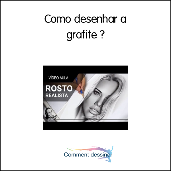 Como desenhar a grafite